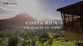 Top 10 Places to Visit in Costa Rica amp Things to Do 4K UHD [upl. by Aihsit]