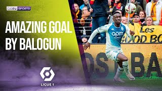 A fantastic goal by Folarin Balogun  Ligue1 [upl. by Nylahsoj]