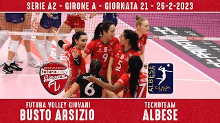 INTERVISTE  26022023  Futura Volley Giovani VS Tecnoteam Albese [upl. by Rol]