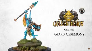 2022 UK  Award Ceremony  Golden Demon AdeptiCon [upl. by Nero]