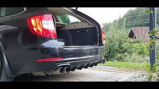 Skoda Superb 36V6 4X4 BRUTAL Exhaust sound [upl. by Peggie]