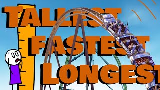 The NEW TALLEST FASTEST and LONGEST Roller Coaster [upl. by Pruchno]