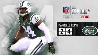 24 Darrelle Revis CB Jets  Top 100 NFL Players of 2016 [upl. by Aruasor]