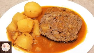 😍Sooo einfach und schnell Saftiger Hackbraten mit Kartoffeln One Pot [upl. by Southard]