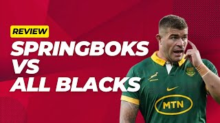 SPRINGBOKS VS ALL BLACKS  TEST 2 2024 REVIEW [upl. by Nylecsoj543]