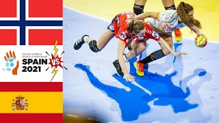 Norway Vs Spain Semi Final Handball Womens World Championship Spain 2021 [upl. by Elehcin]