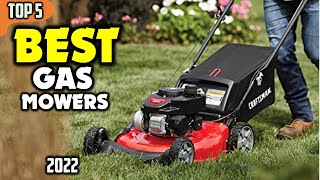 Best Gas Mowers 2022 ☑️ TOP 5 Best [upl. by Carthy147]