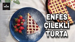 ENFES Ã‡Ä°LEKLÄ° TURTA ğŸ“FRESH STRAWBERRY TART ğŸ‘Œ KOLAY NEFÄ°S TARÄ°FÄ° NASIL YAPILIR ğŸ¤¤EASY RECIPE [upl. by Etnoek904]