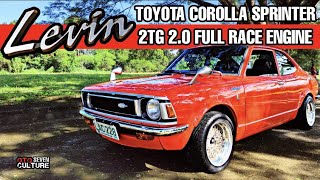 1971 Toyota Corolla SPRINTER Levin 2TG 20 Full Race Engine  OtoCulture [upl. by Nitsreik]