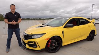 Is the Honda Civic Type R LE a BETTER hot hatch than a 2022 VW Golf R [upl. by Miarzim]