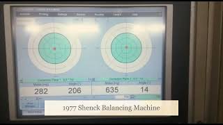 1977 Schenck Balancing Machine [upl. by Yecam]