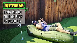 Ultimate Inflatable Lounger Air Sofa Chair Review [upl. by Oinafipe]