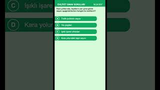 🚗Ehliyet Sınav Soruları  Yazılı Ehliyet Sınavı Hazırlık 🚘 ehliyetsorulari ehliyet ehliyetsınavı [upl. by Clementas]