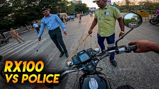 POLICE CAUGHT MY YAMAHA RX100 🤦‍♂️ [upl. by Rodge]