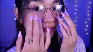 ASMR Extremely Tingly Eyeglasses Tapping amp Mouth Sounds [upl. by Alfy]