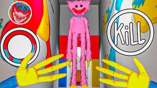 NEW What if I Become HUGGY WUGGY and Kill KISSY MISSY in Poppy Playtime Chapter 3 Garrys Mod [upl. by Aynos]