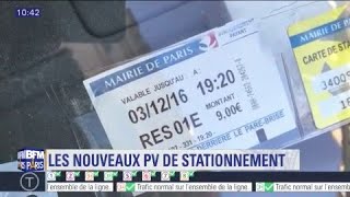 A Paris les PV de stationnement vont désormais sélever jusquà 50€ [upl. by Banna]