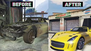 Rebuild Jaguar FType V6 ConvertibleGta5 forzahorizon5 gta [upl. by Olwen490]