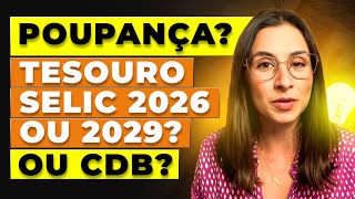 Onde investir a reserva de emergência COMPARATIVO ATUALIZADO [upl. by Aissat]