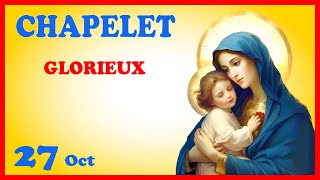 CHAPELET 🙏 Dimanche 27 Oct  Mystères Glorieux [upl. by Carina]