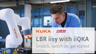 Unpack switch on get started Zollner AG and the LBR iisy [upl. by Zerep5]