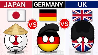 Japan vs Germany vs UK  Country Comparison 2024 [upl. by Nester]