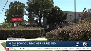 Escondido high teacher arrested for alleged sexual contact with student [upl. by Hannie182]