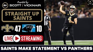 Alvin Kamara amp Derek Carr Shine Saints Make Statement vs Panthers [upl. by Einahets]