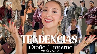 🔥 TENDENCIAS DE MODA Otoño  Invierno 20242025 ✨ ¿Qué se va a llevar [upl. by Laitselec]