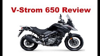 Suzuki VStrom 650 2018 Test Ride amp Review [upl. by Dorlisa178]