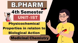 Physicochemical Properties in relation to Biological Action  Solubility  Partition coefficient [upl. by Euhsoj]