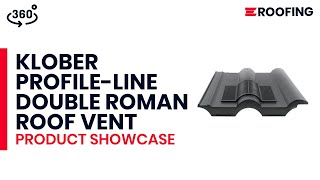 Klober ProfileLine Double Roman Roof Vent  360 Product Showcase [upl. by Raleigh915]