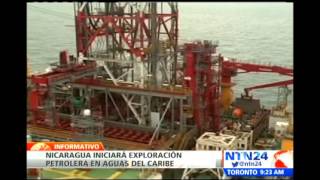 Nicaragua inicia perforación de pozo petrolero en aguas del caribe que pertenecieron a Colombia [upl. by Ruhnke]