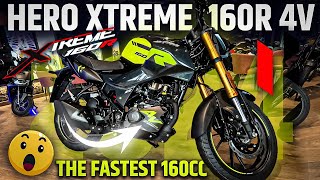 Hero Xtreme 160R 4V The Fastest in the 160cc Segment  Price Specs amp Features [upl. by Zipnick]