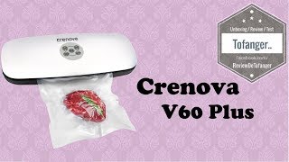 Crenova v60 plus Machine à emballer sous vide [upl. by Harvard]