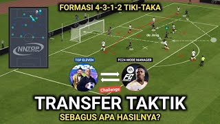 Transfer tactics Top Eleven to Fc24 Mode Manager ternyata Sebagus Ini Hasilnya ⁉️ [upl. by Bortman]