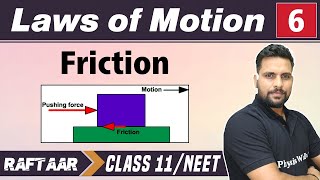 Laws of Motion 06  Friction  Class 11NEET  RAFTAAR [upl. by Silloc]