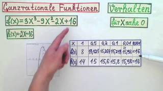Ganzrationale Funktionen Verhalten in Unendlich und nahe Null Einführung Teil 4 [upl. by Cumine]