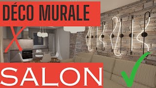 4 variantes de decoration murale salon tendance [upl. by Colville651]