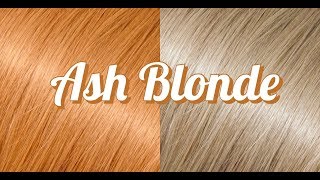 ASH BLONDE HAIR TUTORIAL [upl. by Eiluj]