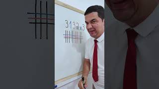 Multiplicação incrível do Mr Bean da Matemática shorts [upl. by Eiclek]