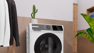 Voordelig wassen met de Serie 6 wasmachine van Bosch [upl. by Siul]