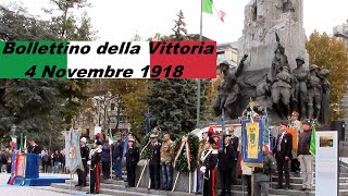 Bollettino Vittoria 🇮🇹 4 Novembre 1918 [upl. by Balas]