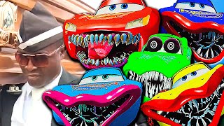 Lightning Mcqueen Eater Super MegaMix Coffin Dance COVER [upl. by Sirah4]