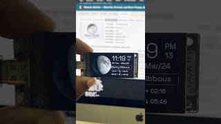 🌖 Moon phase clock on esp32 TDisplay s3 esp32 iot lvgl [upl. by Agni776]