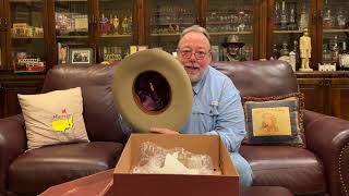 Unboxing The John Wayne Peacemaker Stetson Hat  A Rare Find [upl. by Elie911]