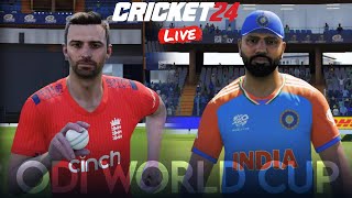 🔴 LIVE Playing Cricket 24 🏆  T20  gaming [upl. by Jeffry101]