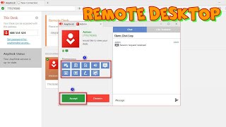 Remote access using the AnyDesk program [upl. by Oivlis]