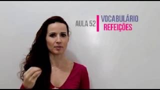 Vocabulário para Refeições em restaurantes TUDO EM INGLÊS [upl. by Debee]