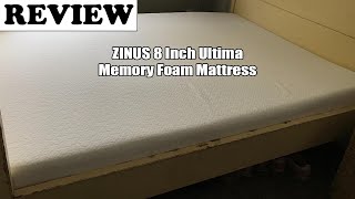 Honest Review of ZINUS 8 Inch Ultima Memory Foam Mattress 2024 [upl. by Kiraa]